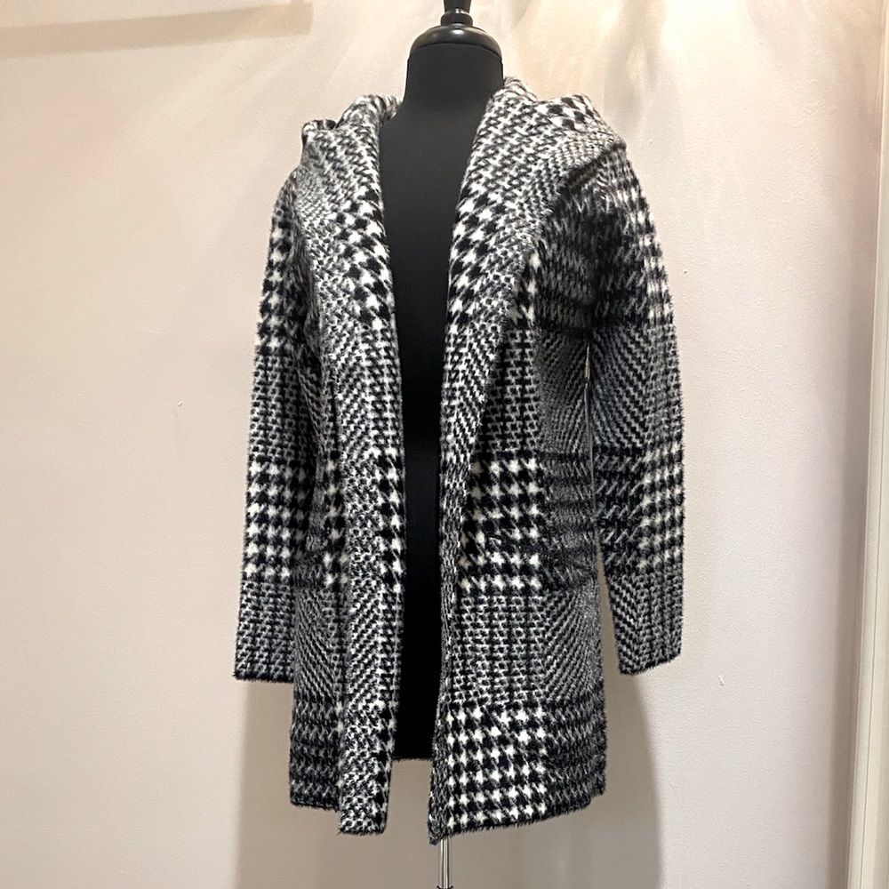 Hooded cardigan/coatigan